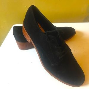 Forever 21 Black Suede Loafers